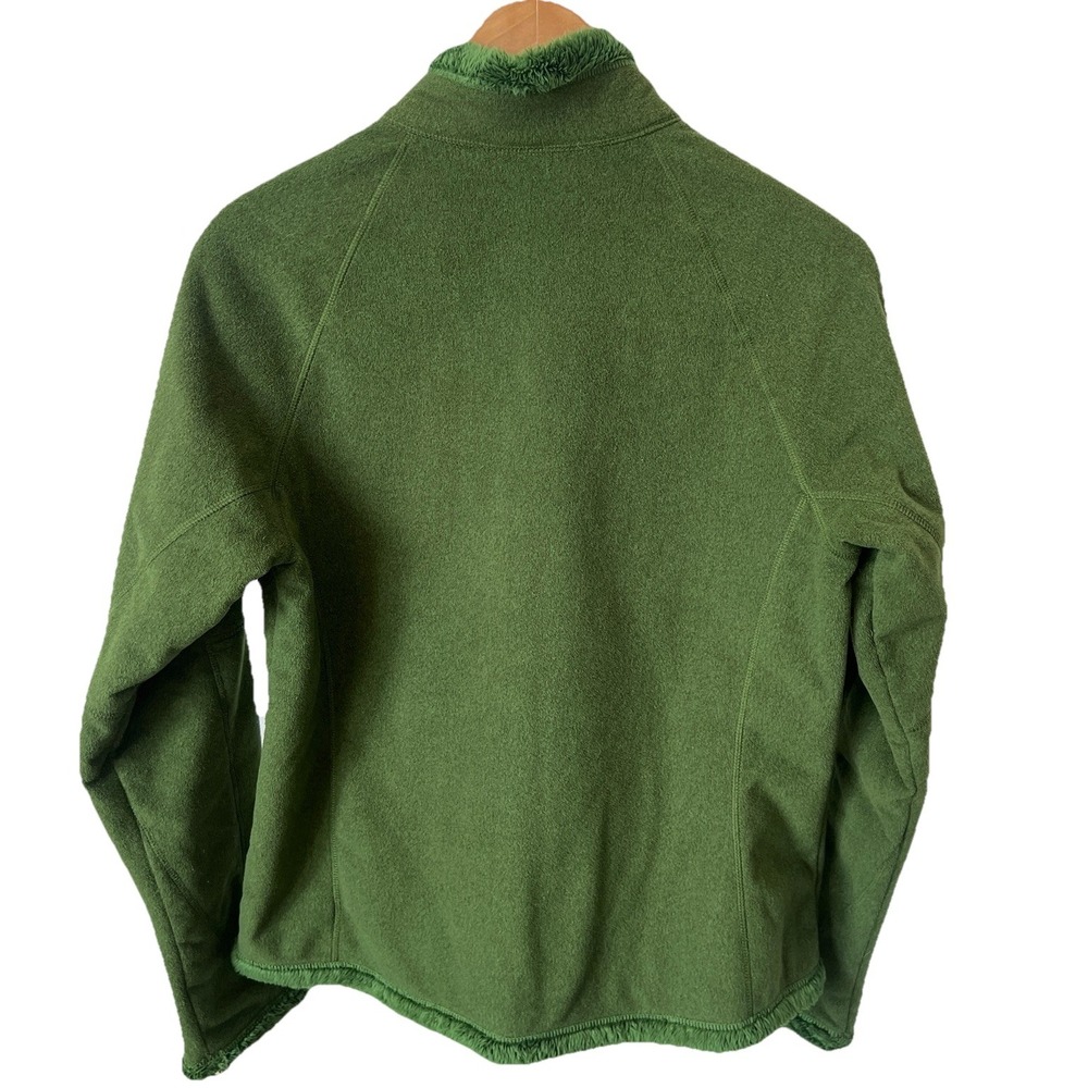 Nike ACG Full Zip Outdoor Fleece Jacket Green Golf Y2K Womens sz Large - Picture 4 of 5
